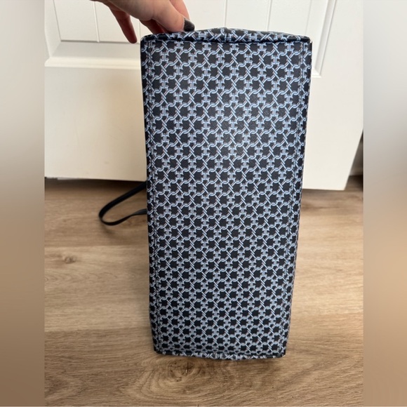 Kate Spade Spade Link Geometric Tote Bag Blue Multi | Large - Picture 12 of 13